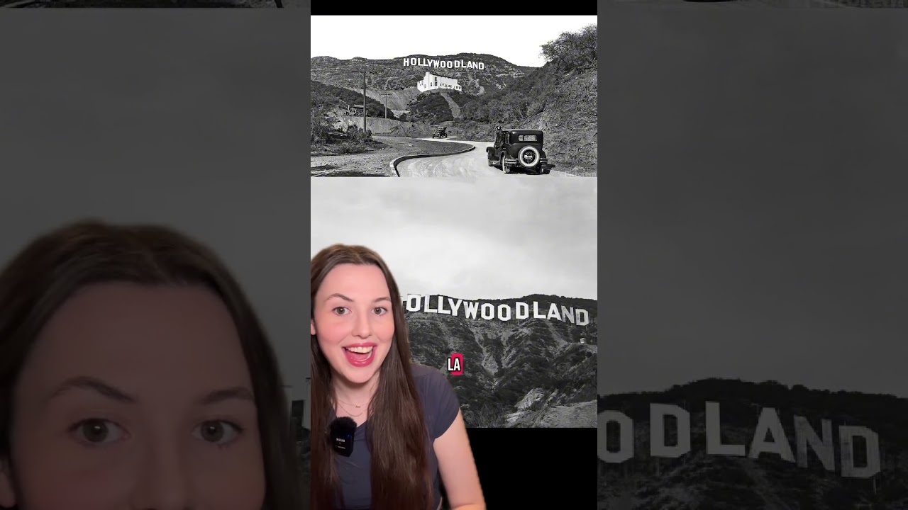 The Hollywood sign was never meant to be an iconic piece of the LA skyline #losangeles #history