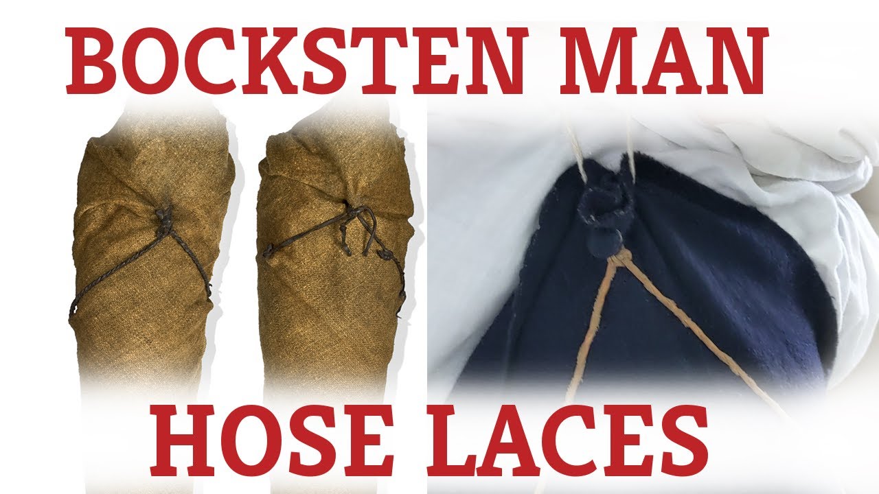 Medieval Clothing - Suspension laces on the Bocksten Man's Hose