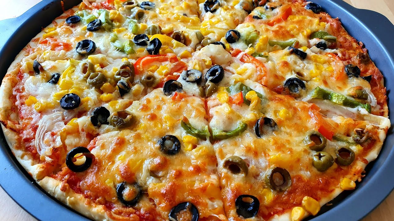 Italian pizza At home የፒዛ አዘገጃጀት