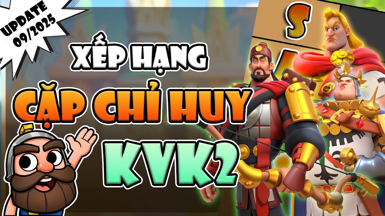 Xếp Hạng CẶP CHỈ HUY OpenField ở KVK2 - Bộ Binh là BỐ anh em ạ!!!