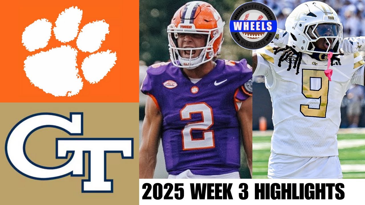#12 Clemson vs Georgia Tech (INCREDIBLE!) | Week 3 | 2025 College Football Highlights