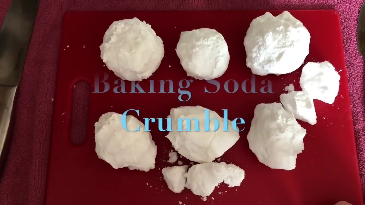 Baking Soda Crumble and Carving