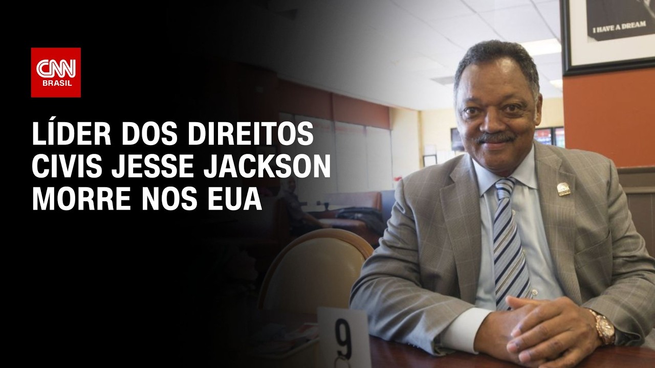 Morre Jesse Jackson, líder dos direitos civis nos EUA, aos 84 anos | CNN PRIME TIME
