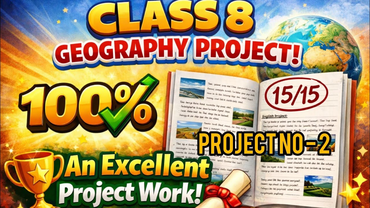 Class 8 Geography Project Work/Class 8 Geography Project Work 2026/Class 8th Geography Project 