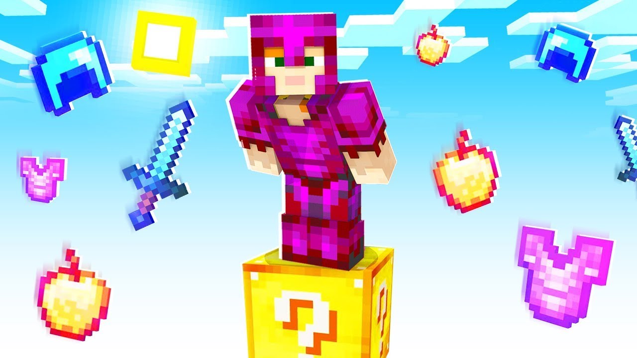ماين كرافت بلوك الحظ : ون بلوك | Minecraft One Lucky Block