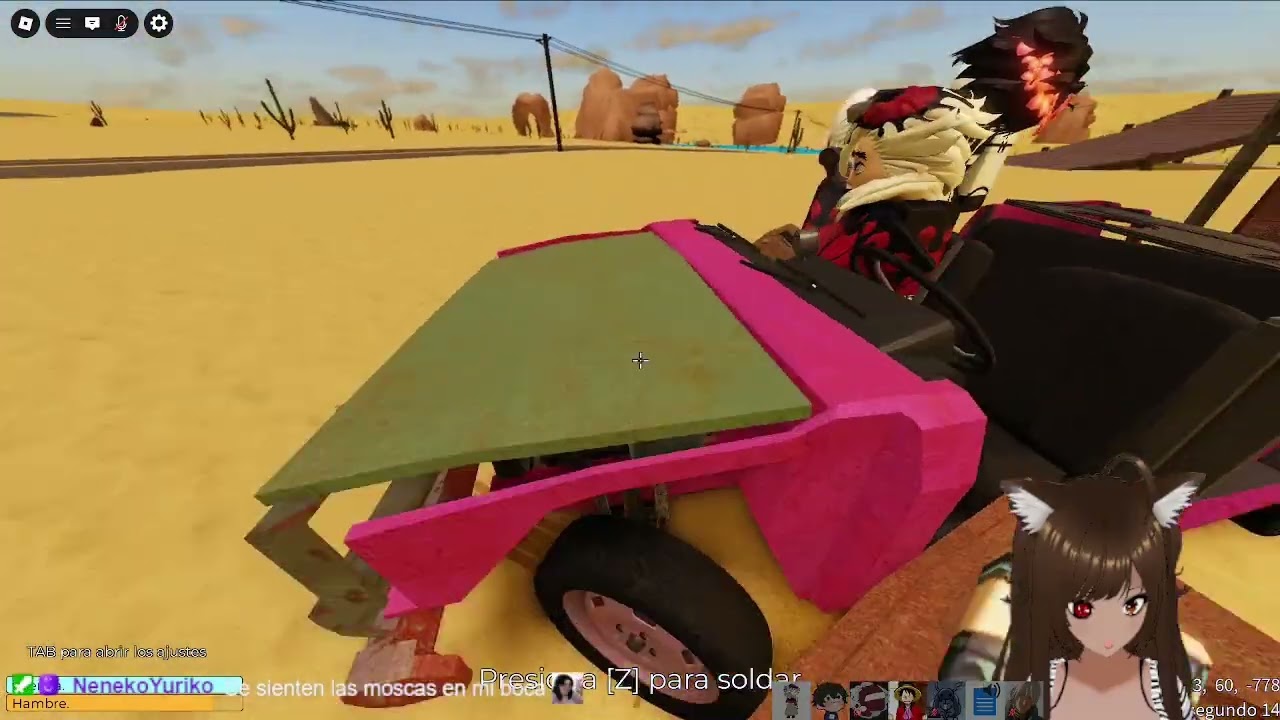 SIX SEVEN!!! 1 HORA EN EL DESIERTO!!! Desert!!! roblox con amigos!!! parte de stream!!!