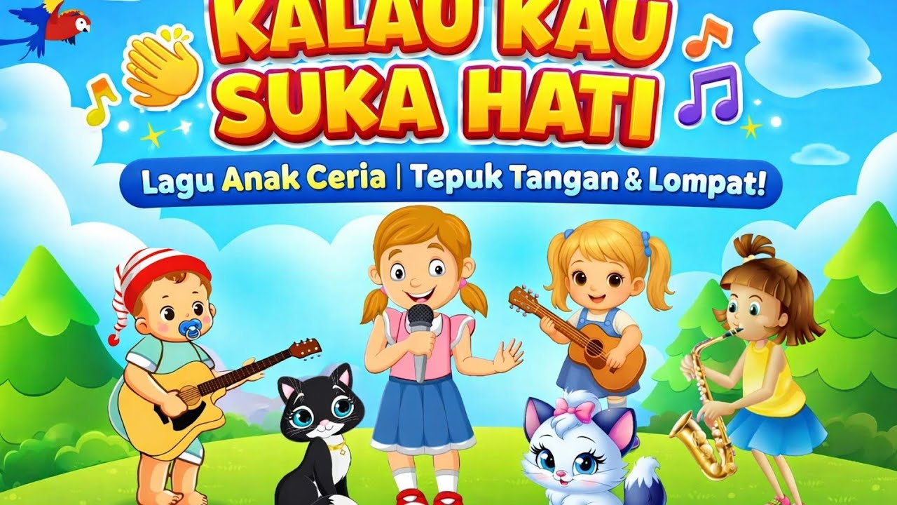 Kalau Kau Suka Hati – Lagu Anak Ceria Tepuk Tangan & Lompat