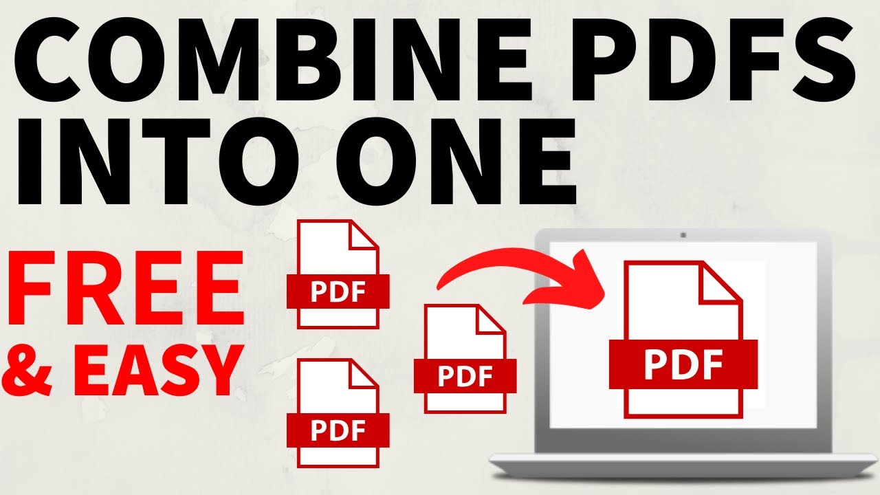 How to Combine PDF Files for FREE - Merge PDFs