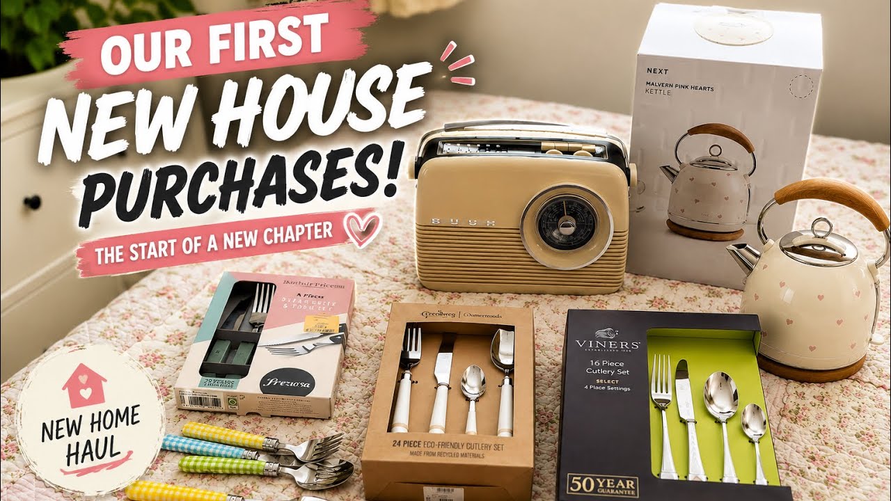 Our First Purchases For The New House!