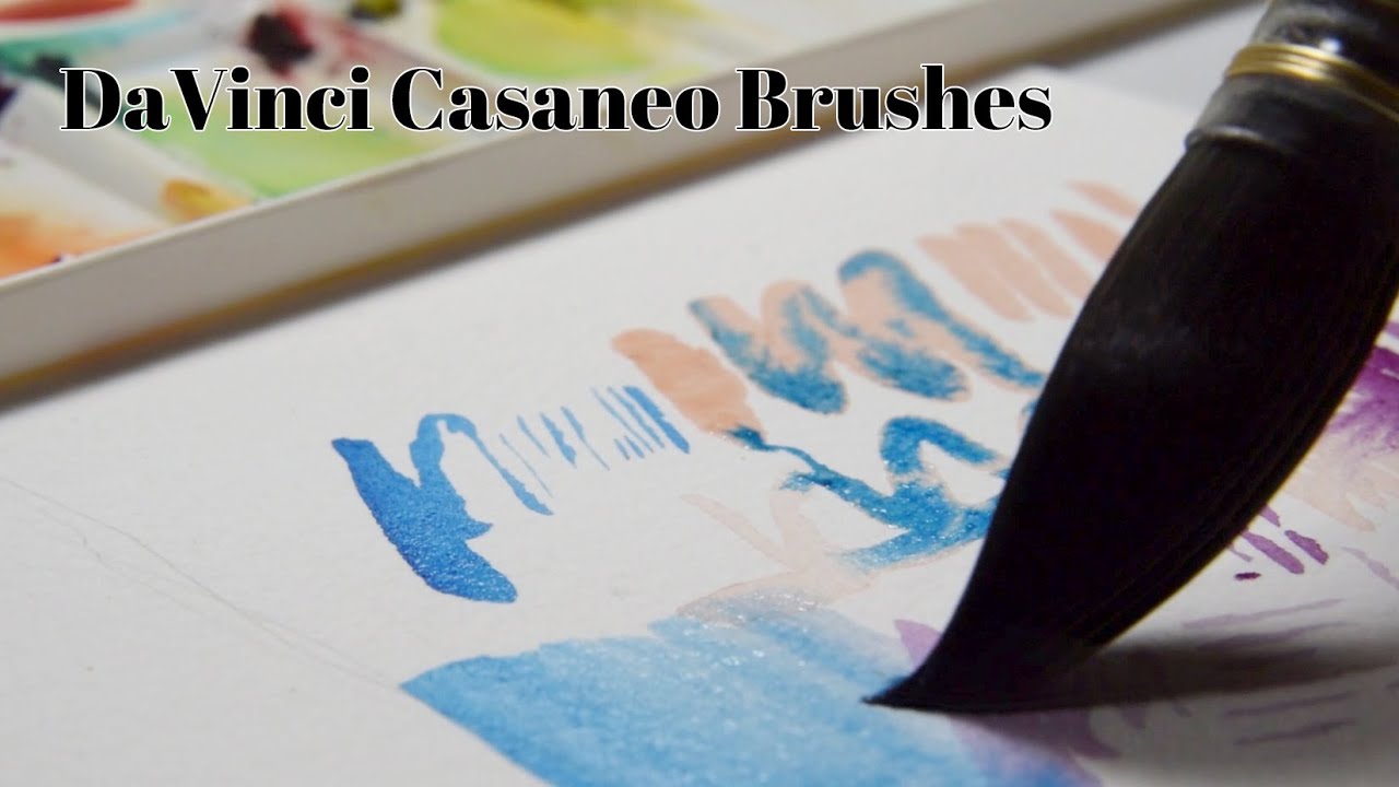 DaVinci Casaneo Watercolor Brush Review