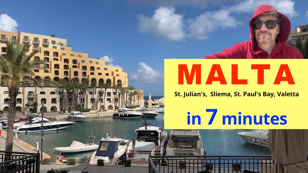 MALTA - St. Julian's. Sliema, St. Paul's Bay, Valletta in 7 minutes.