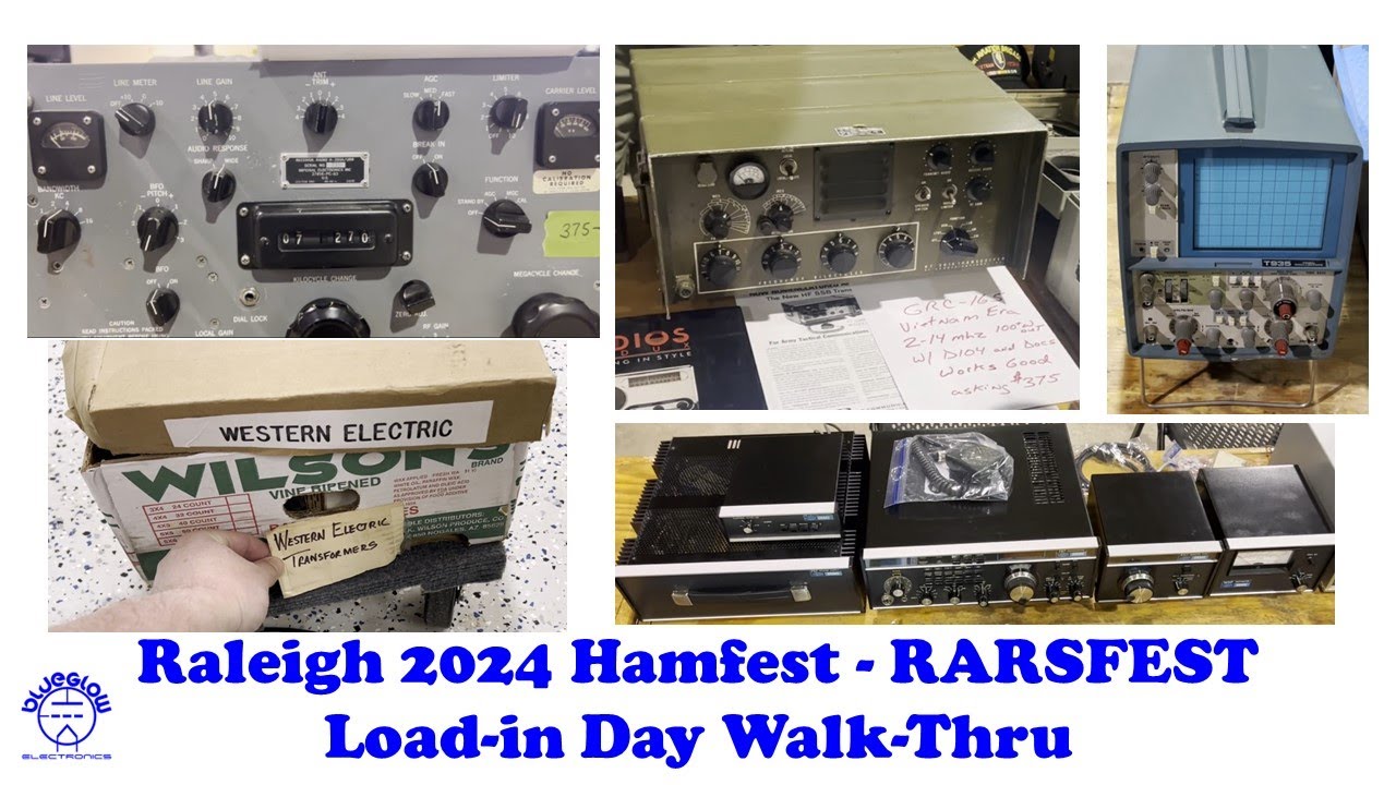 RARSFEST 2024 — день загрузки на фестиваль Raleigh NC Hamfest с посещением