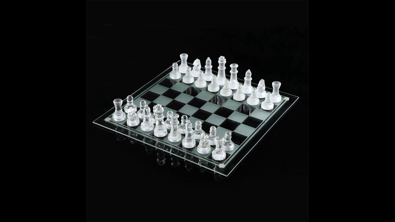 Glass Chess Board Unboxing - ASMR