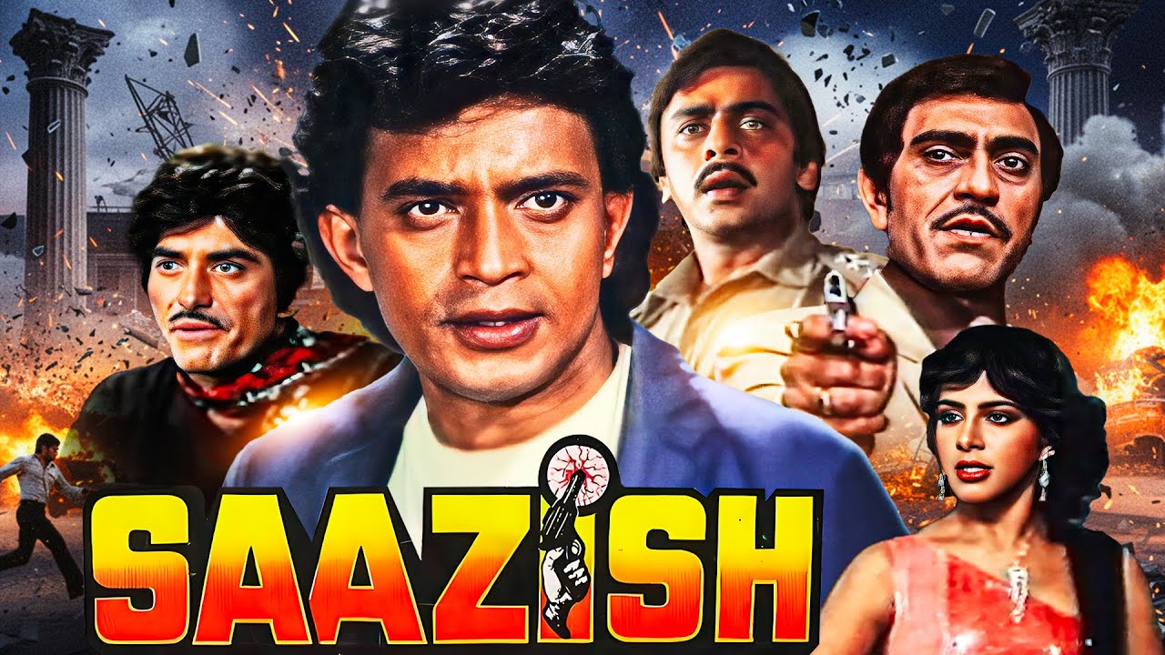 Saazish (1988) Full Movie With English Subtitle - Raaj Kumar, Mithun Chakraborty, Dimple Kapadia