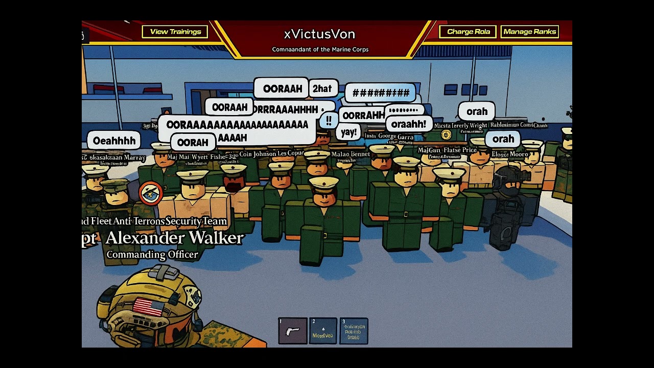 Roblox MARINE ACADEMY Journey: From Recruit to Commandant General of Marine Corps! (CMC)