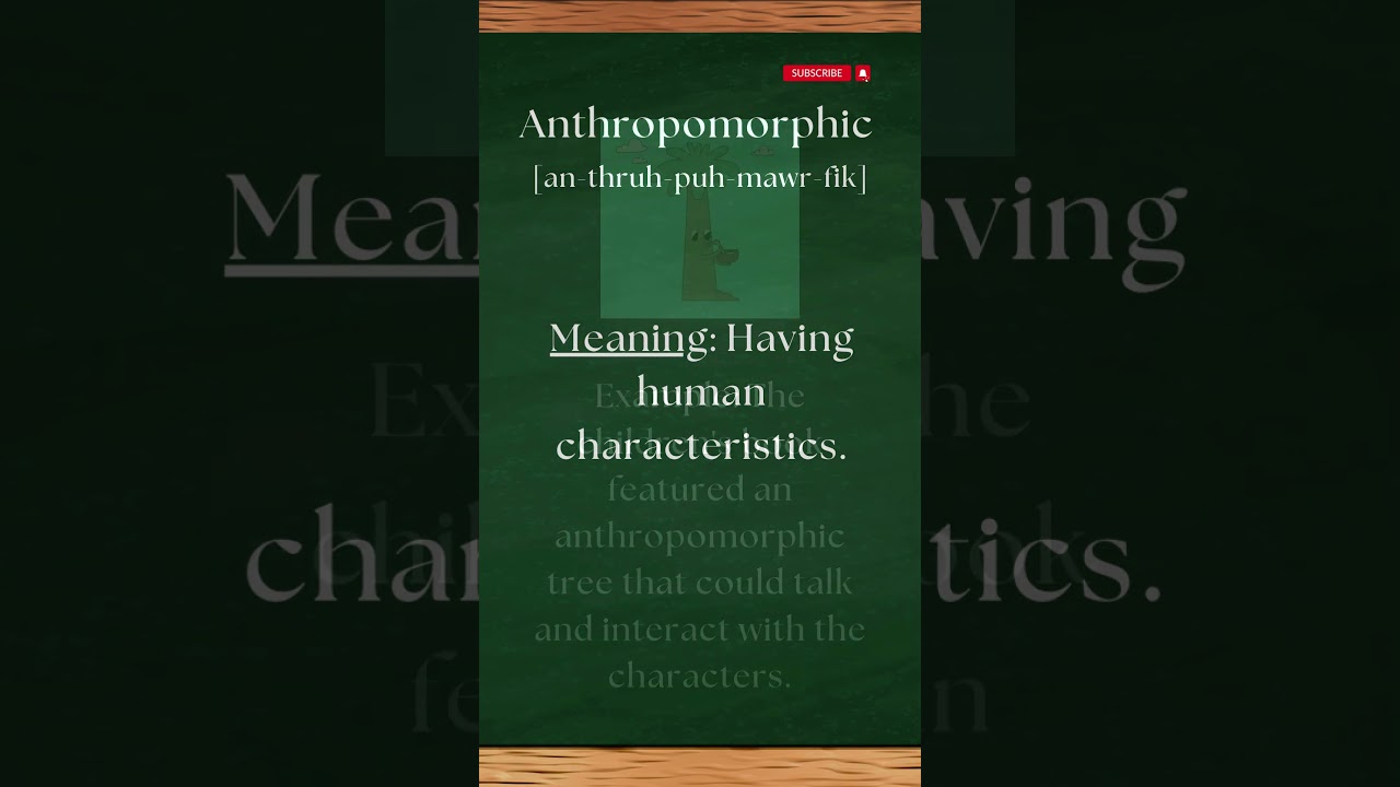 Pronounce ANTHROPOMORPHIC the right way #pronunciation #english #Anthropomorphic #viral