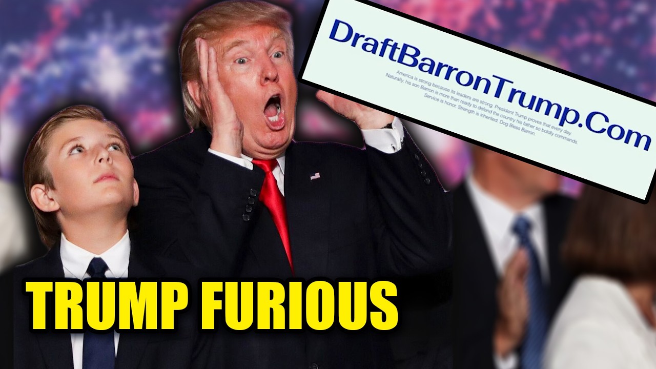 Трамп взбесился из-за вирусного сайта «Draft Barron».