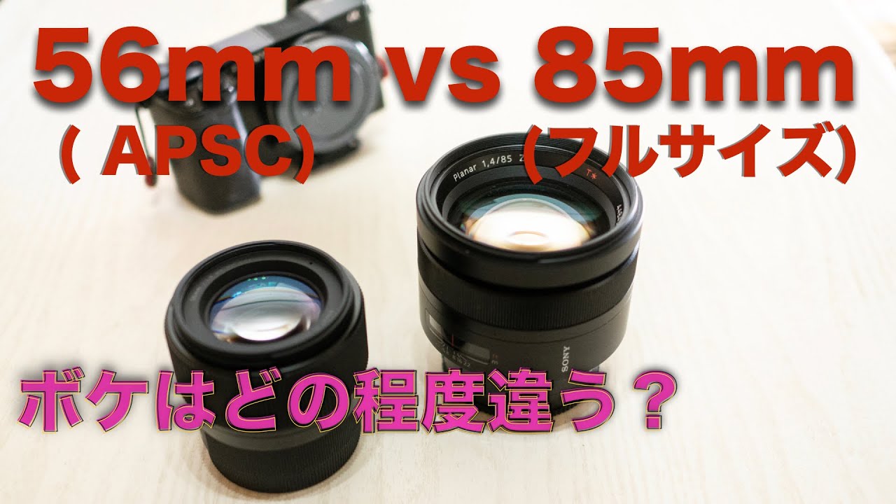 SIGMA 56mm F1.4 DC DNの描写がスゴい！フルサイズの85mmとボケの違いを比べてみました。