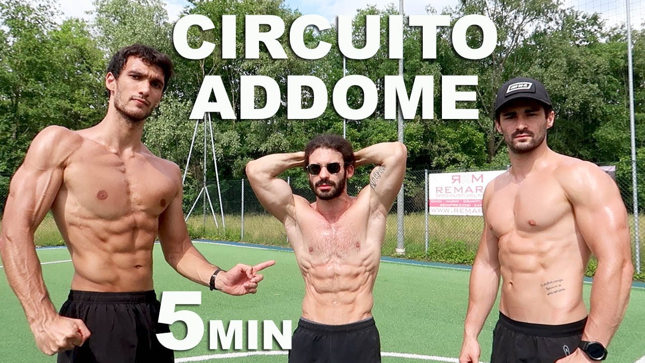 CIRCUITO ADDOME IN 5 MINUTI! ADDOMINALI IN 5 MINUTI CON IL METODO TABATA! ADDOME SENZA ATTREZZI!