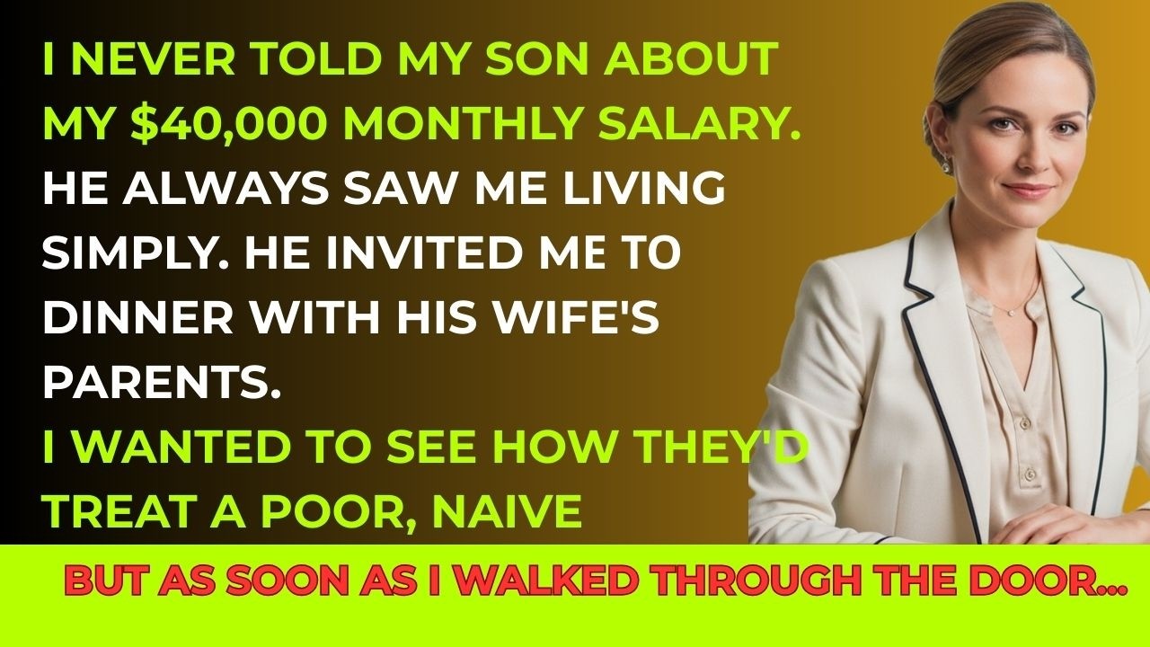 I acted like a poor and naive mother when I met my daughter-in-law’s family — it turned out that