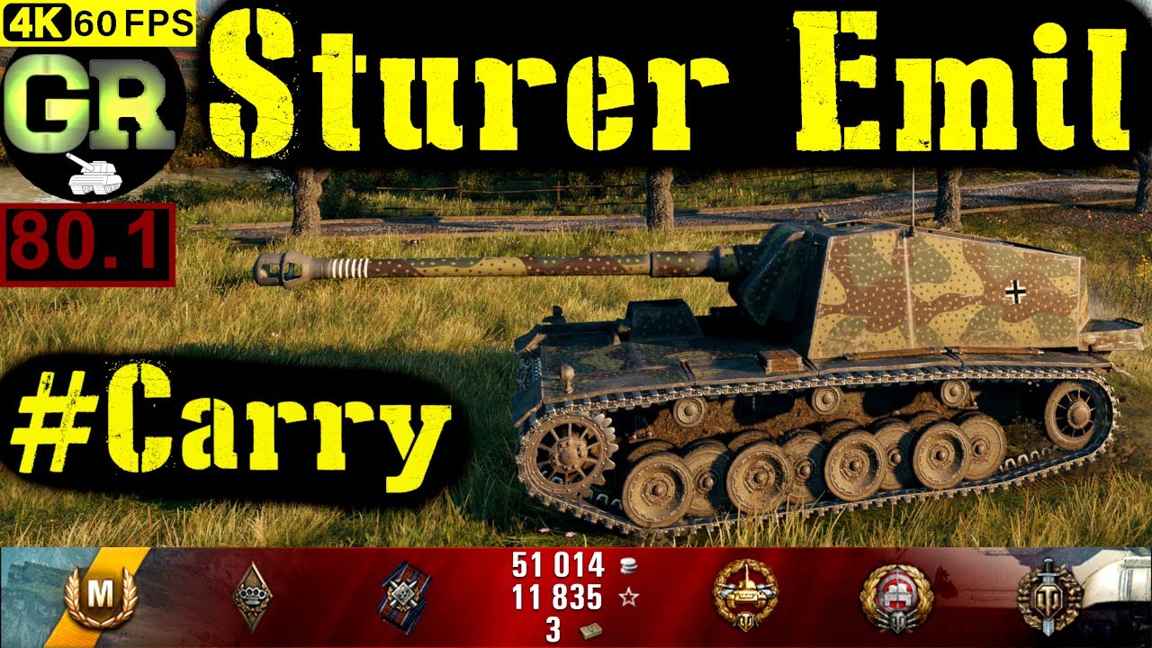 World of Tanks Sturer Emil WoT Replay - 7 Kills 4.1K DMG(Patch 1.4.0)