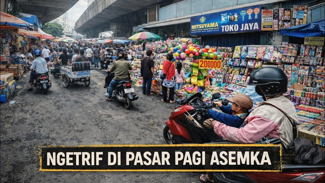PASAR PAGI ASEMKA FLY OVER‼️15 feb 2026