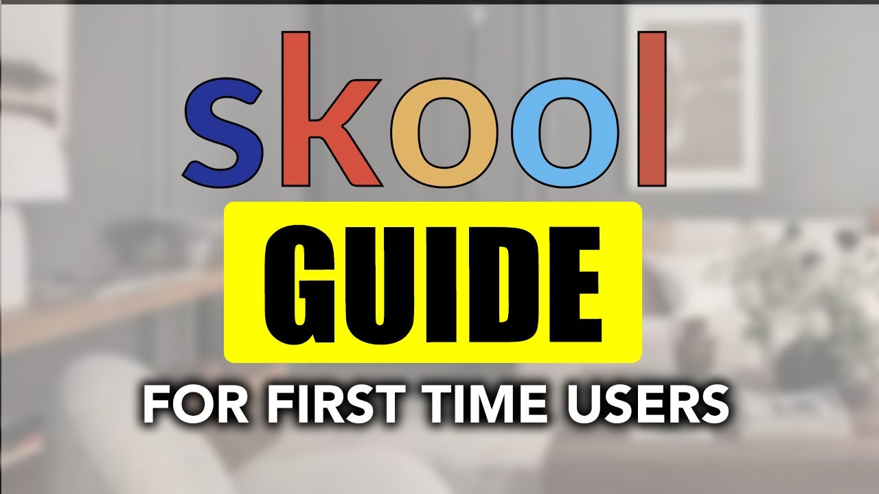 Как начать пользоваться Skool в первый раз: ПРОСТОЕ и понятное руководство!