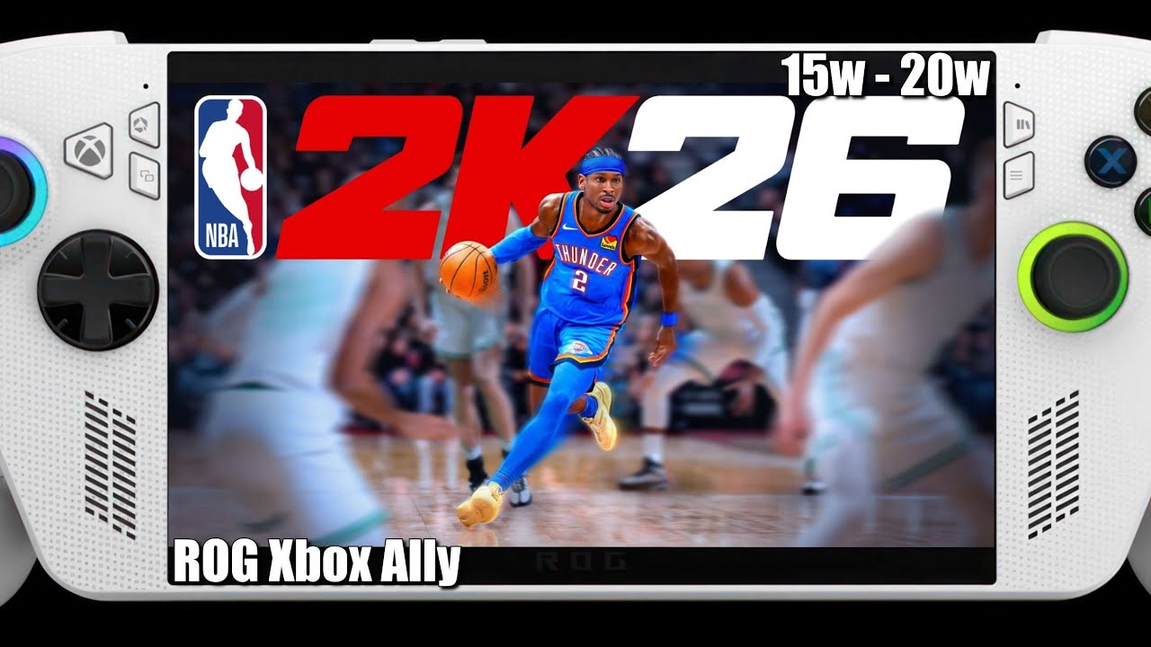 NBA 2K26 | Rog Xbox Ally | Тест производительности 15w - 20w!