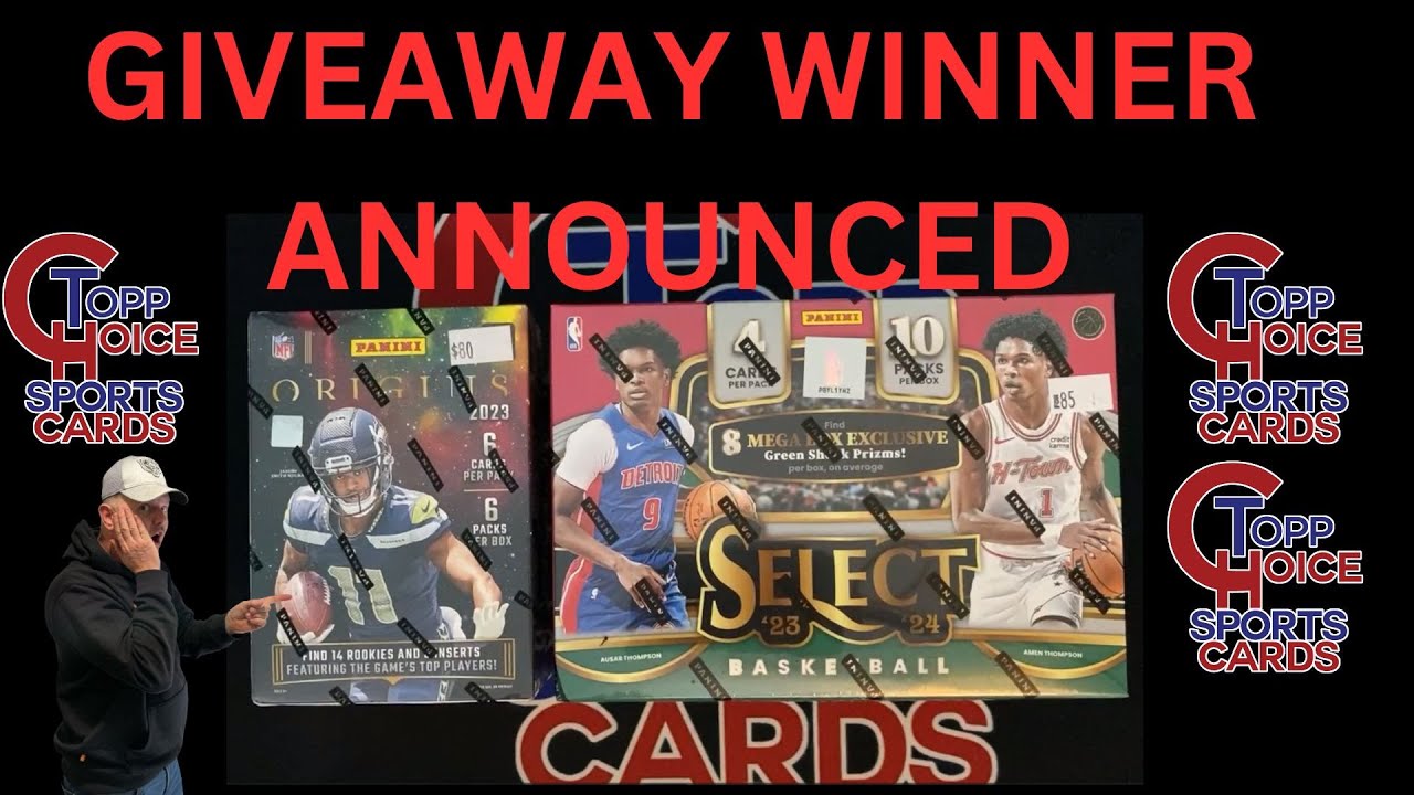 GIVEAWAY WINNER AND RIPPIN A SELECT HOBBY MEGA