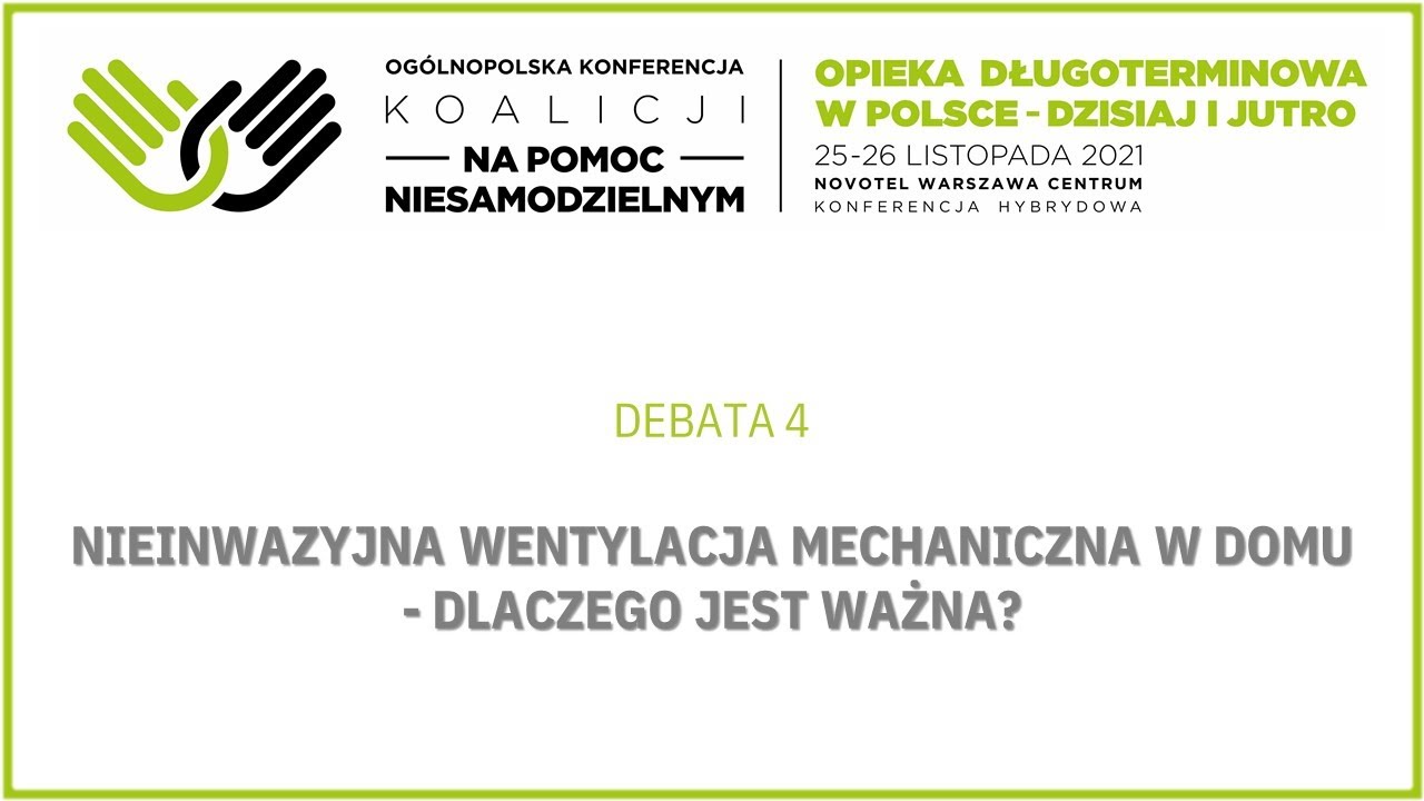 DEBATA 4: NIEINWAZYJNA WENTYLACJA MECHANICZNA W DOMU - DLACZEGO JEST WAŻNA?