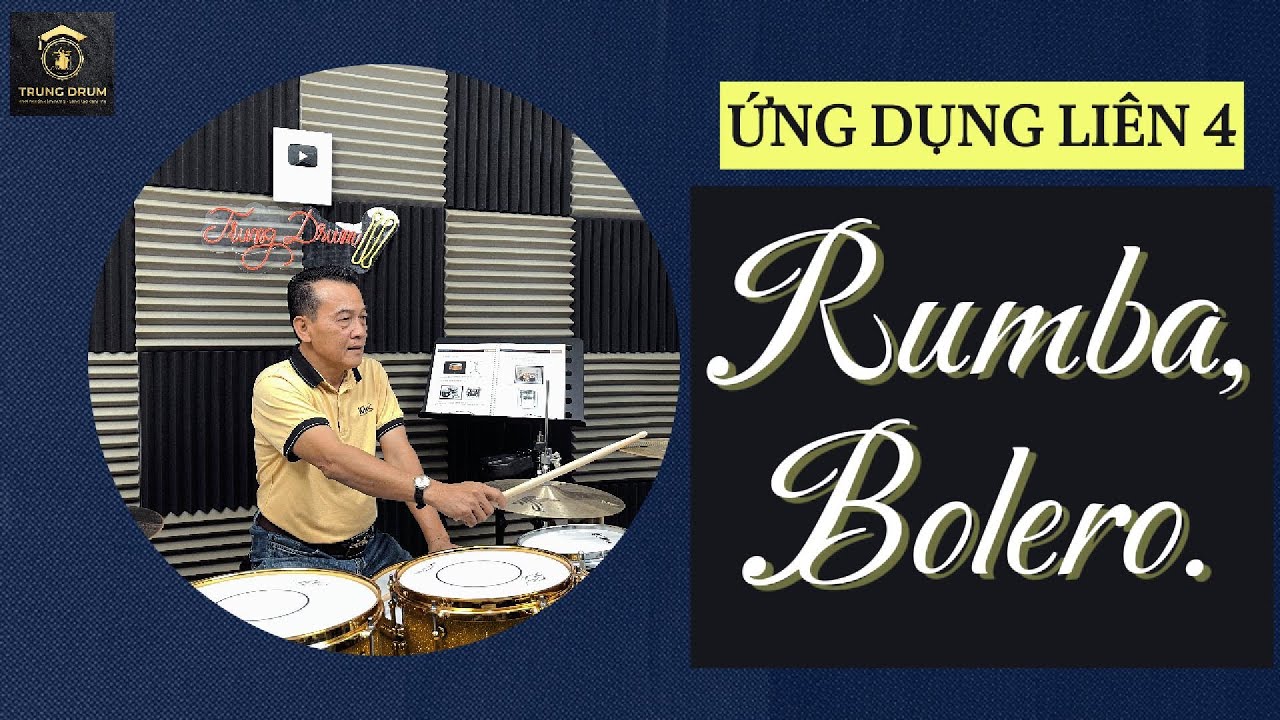 RUMBA - BOLERO - Liên 4 móc kép. Trung Drum.809