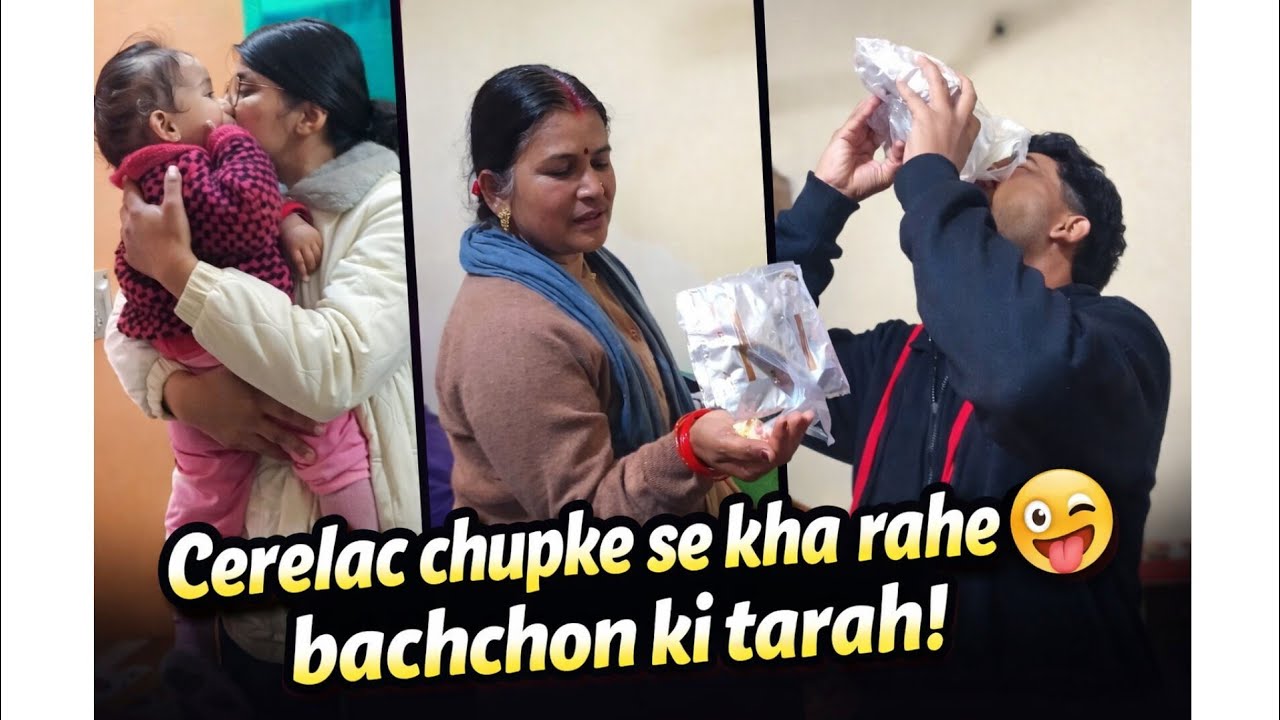 Cerelac chupke se kha rahe 😜 bachchon ki tarah