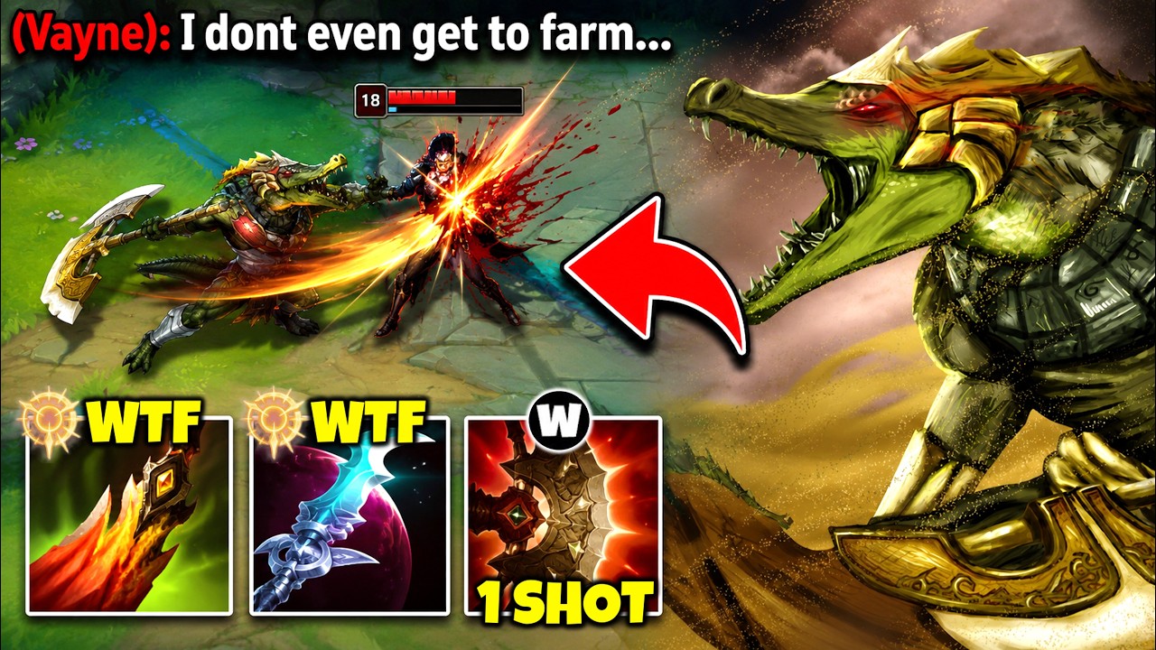 This guy locked in Vayne top against my Renekton... BIG MISTAKE!
