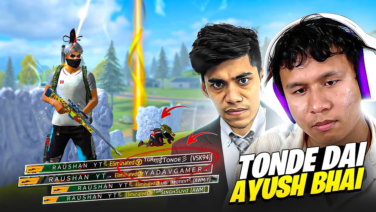 MATCHMAKING WITH @Tonde Gamer GONE TOO FAR   | Destroying V Badge YouTubers on live🔥| Raushan Gamer