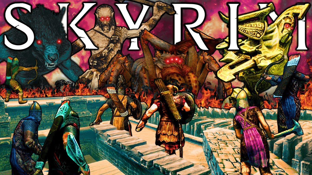 Skyrim City Survival: Giant, Centurion, Werewolf & Spider Edition