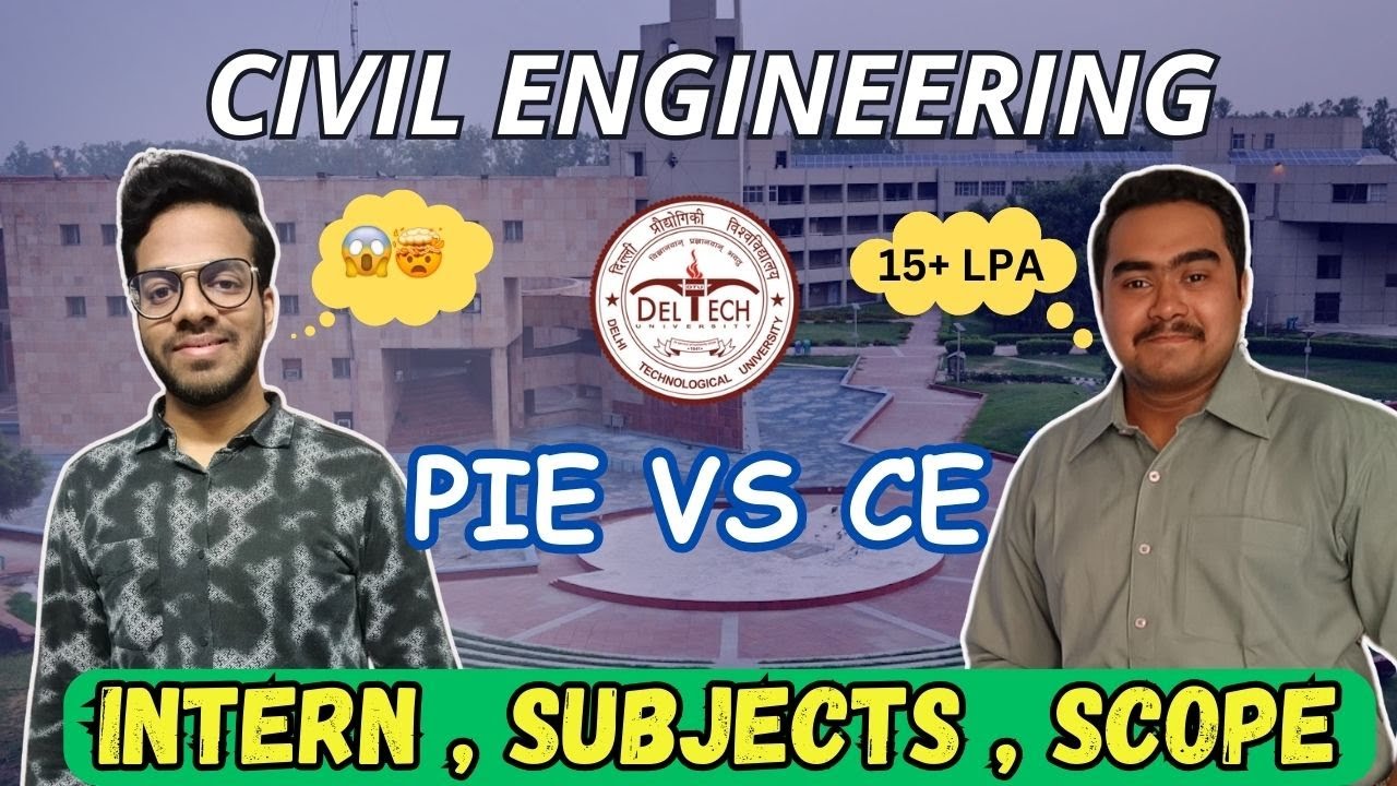 All About Civil Engineering (DTU) || Placements , Scope , Intern