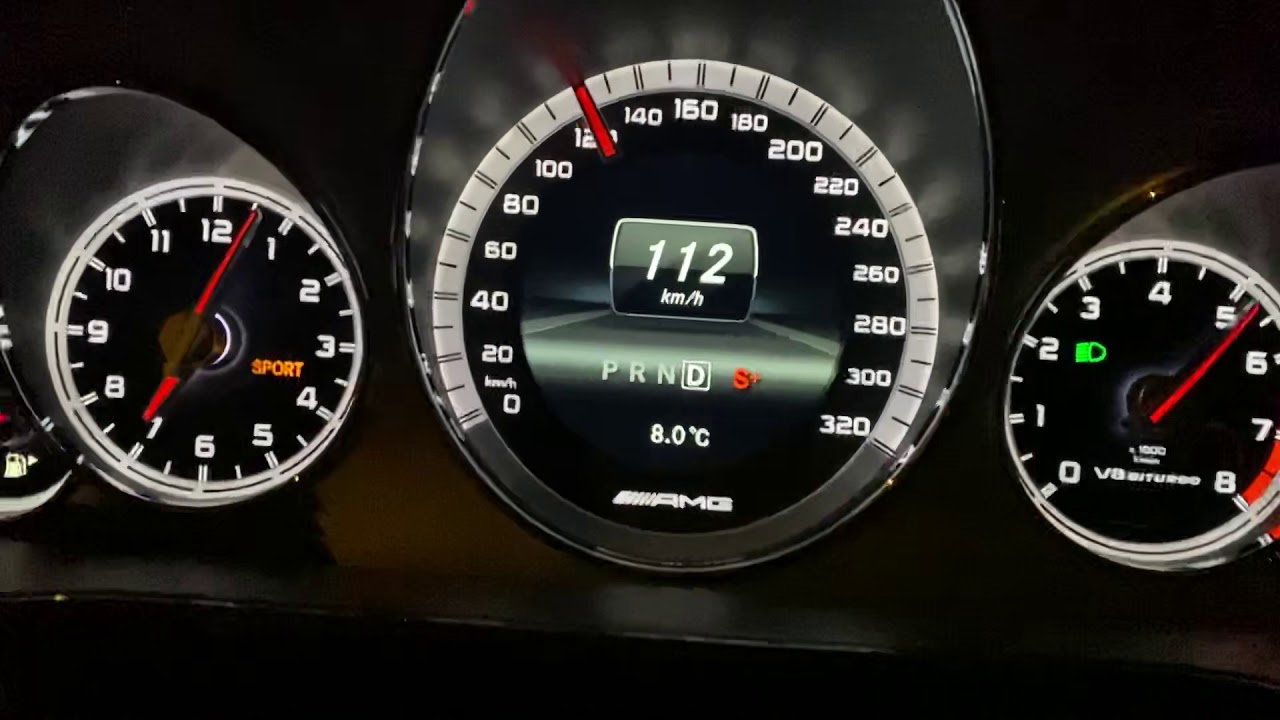 Mercedes Benz E63 AMG W212 677hp Vmax 0-300 / 0-320