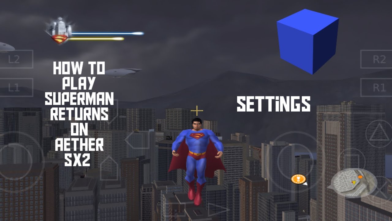 How To Play Superman Returns on Aether SX2 | Android Gameplay | Offline | Settings | Snapdragon 870