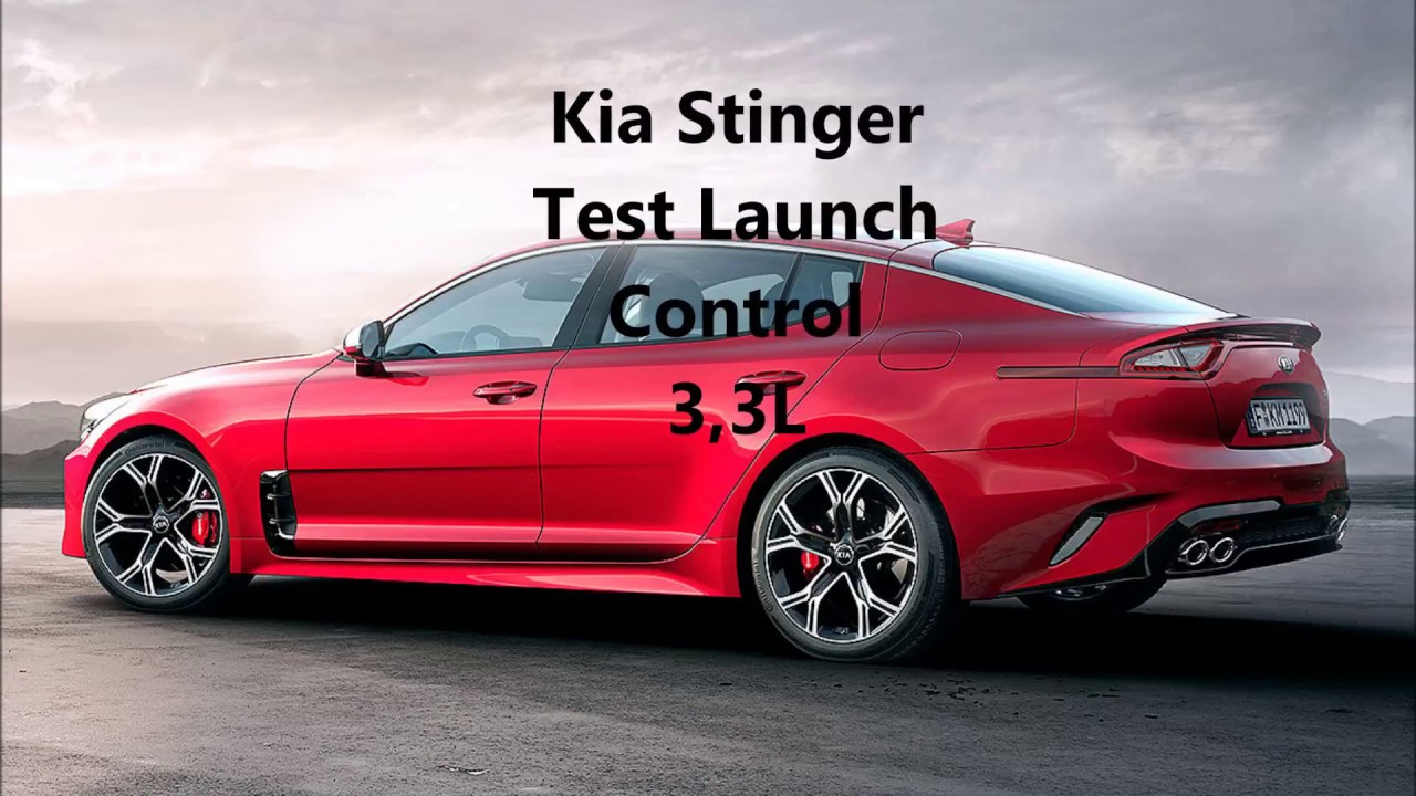 Kia Stinger Test Launch Control mit Klappenauspuff