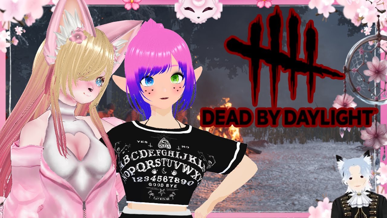 🌸🦊LIVE VTUBER FR 3D🦊🌸 - go faire du dbd avec @zelda__gameuse - [Dead by Daylight]