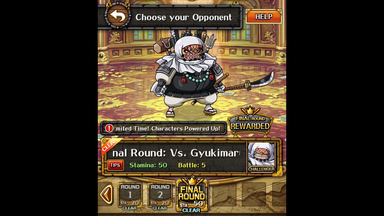 OPTC Colo Gyukimaru - Teams For All Rounds (3 Slightly Variated Sugar/Shanks Crew Teams for Round 3)