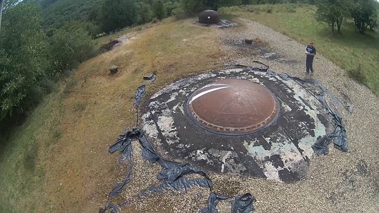 Maginot Line Bunkeranlage Lembach    Drohnenflug
