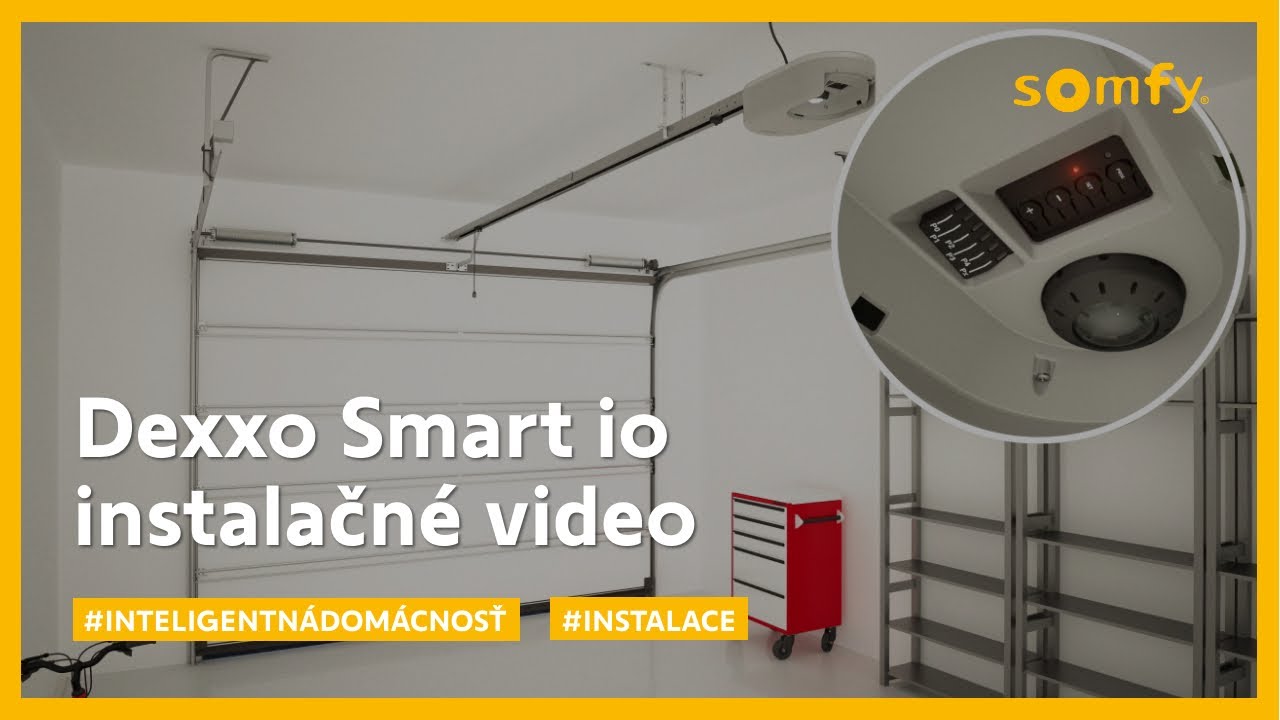 Pohon pre garážová vrata Dexxo Smart io | Inštalačné video | Somfy