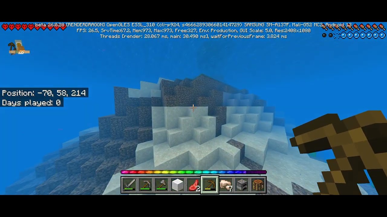 HARDCOR1500Zile PE MINECRAFT!