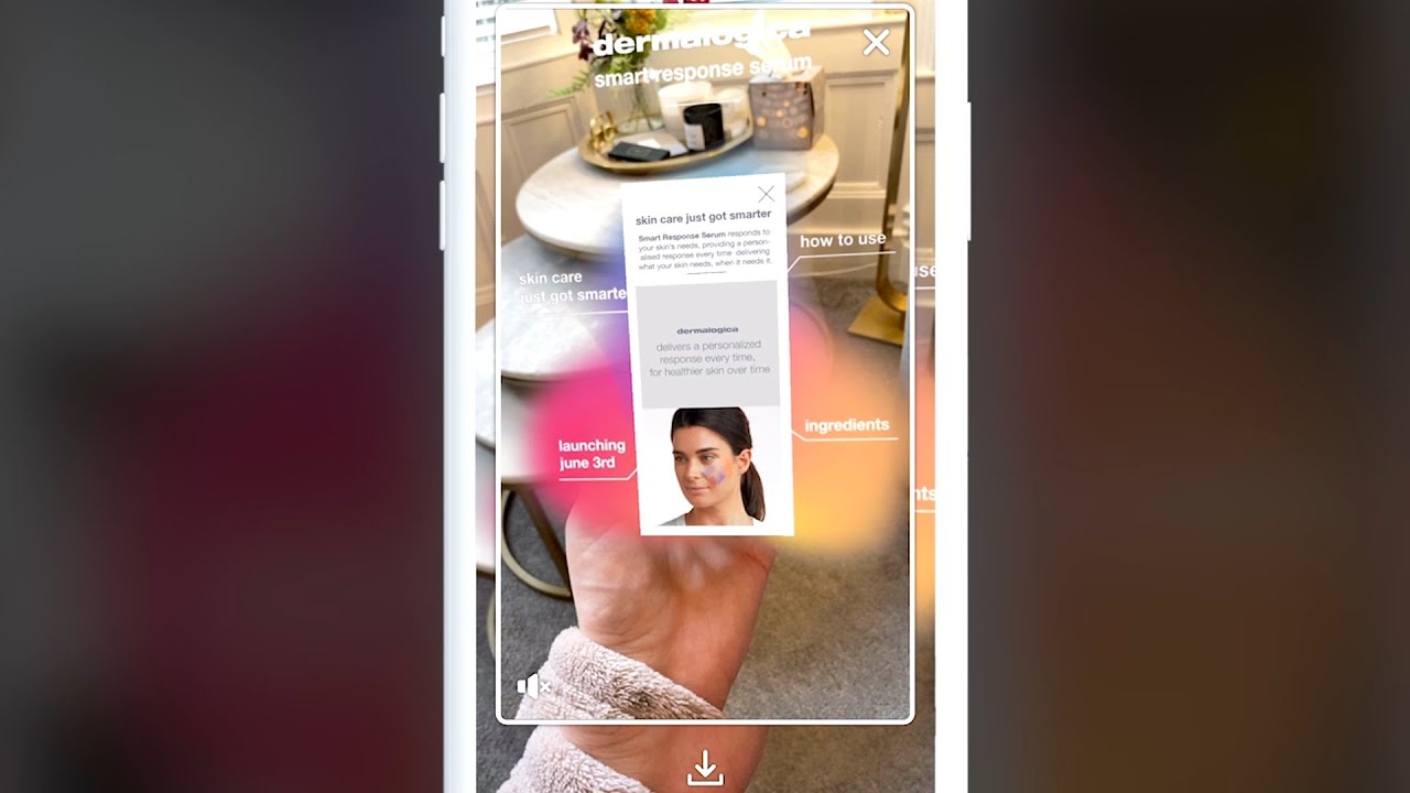 Dermalogica Connected Packaging - Augmented Reality