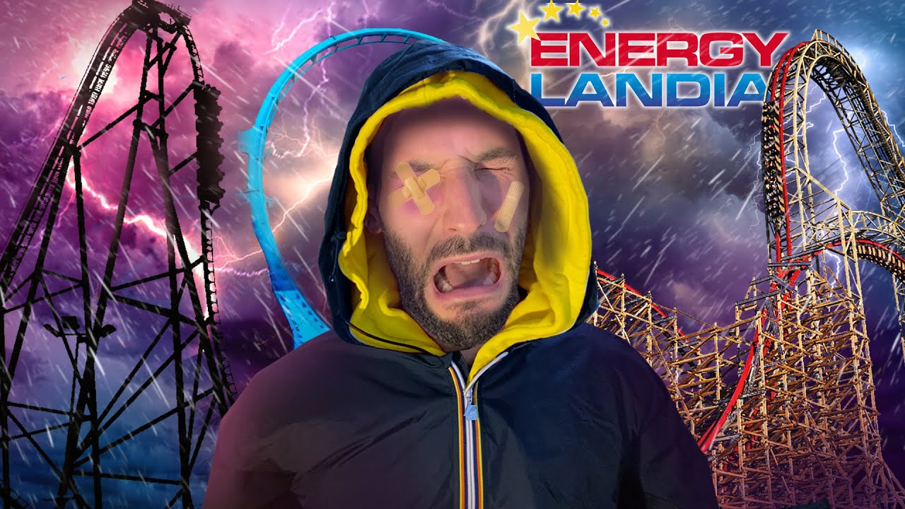 NON fate MONTAGNE RUSSE sotto il DILUVIO *doloroso* | Energylandia 2021