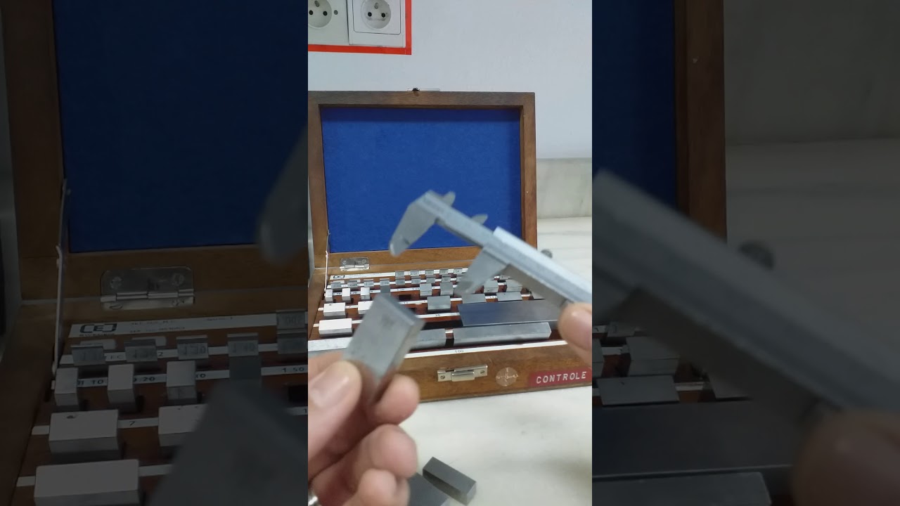 Étalonnage pied à coulisse