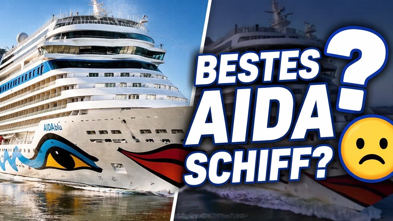 Die ganze AIDA-Flotte im Ranking! Welches ist das beste AIDA-Schiff? 🚢