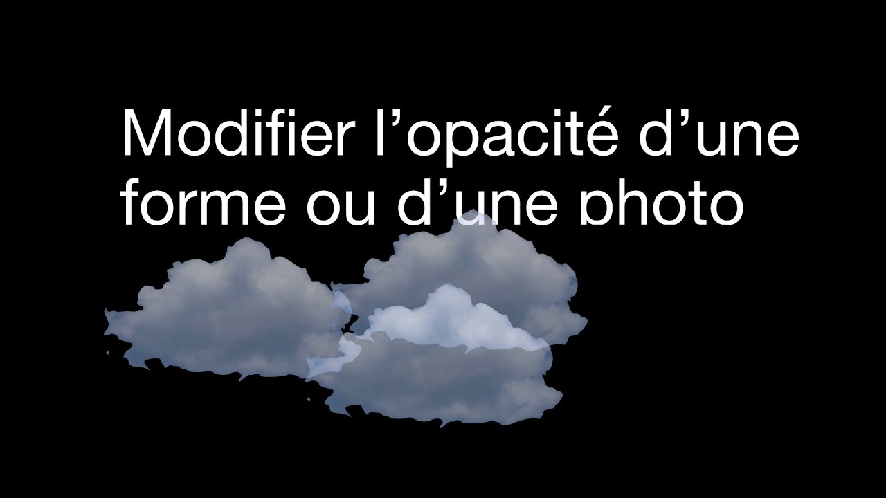 Modifier l’opacité des formes ou des images dans Keynote