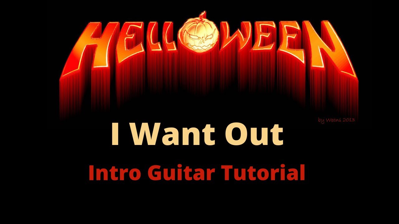Helloween I Want Out Guitar Tutorial!